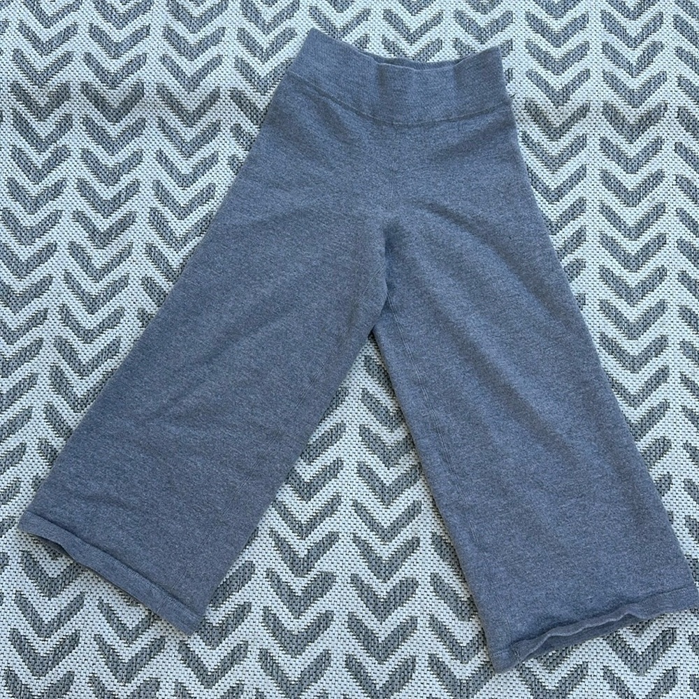 Community Aritzia  100% wool XXS  Goucho/open wide leg cropped